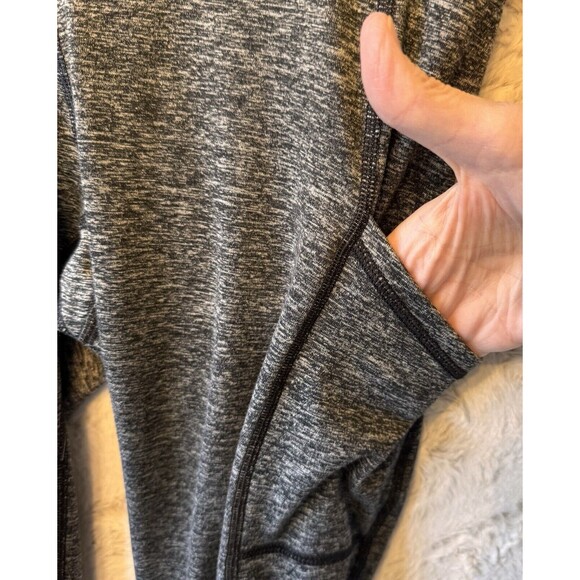 Aerie Chill Play Move Leggings Size M Dark Gray Square Front Pockets Loungewear - Picture 5 of 13